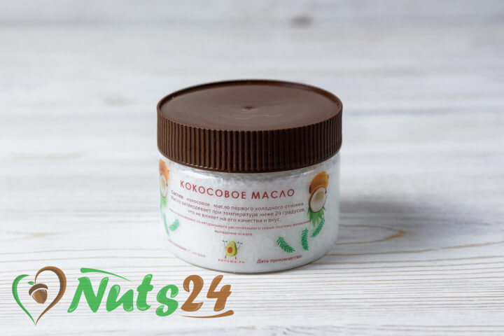 Масло кокосовое (нерафинированное) 0,25л