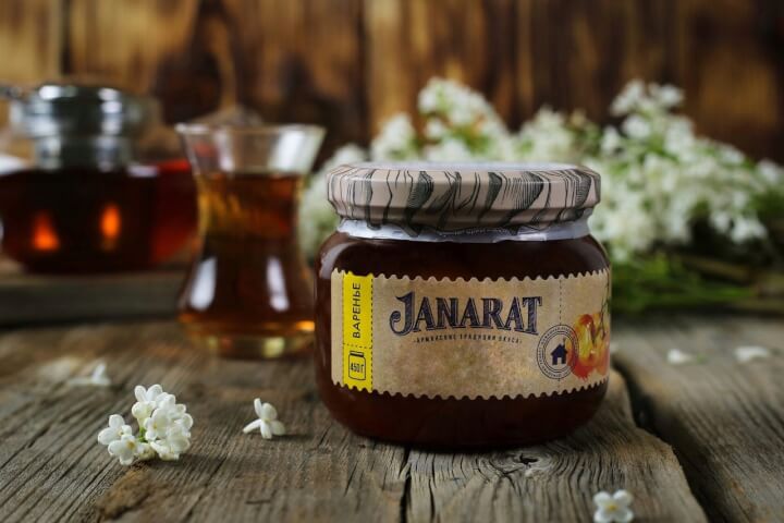 Варенье из абрикоса  "Janarat" 450гр.